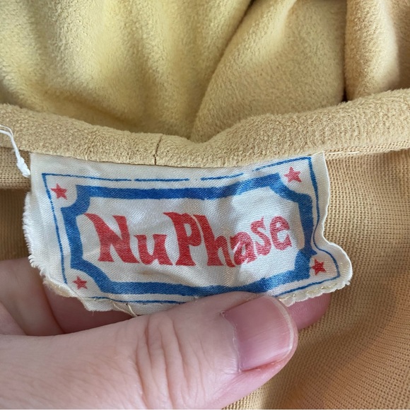 Vintage NuPhase wide leg hooded jumpsuit with tie belt - Picture 9 of 11